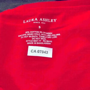 Laura Ashley, NWOT, two pairs of underwear, one  red one black
